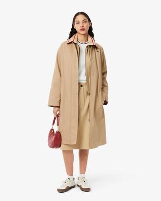 Twill Polo Collar Car Coat Product Image