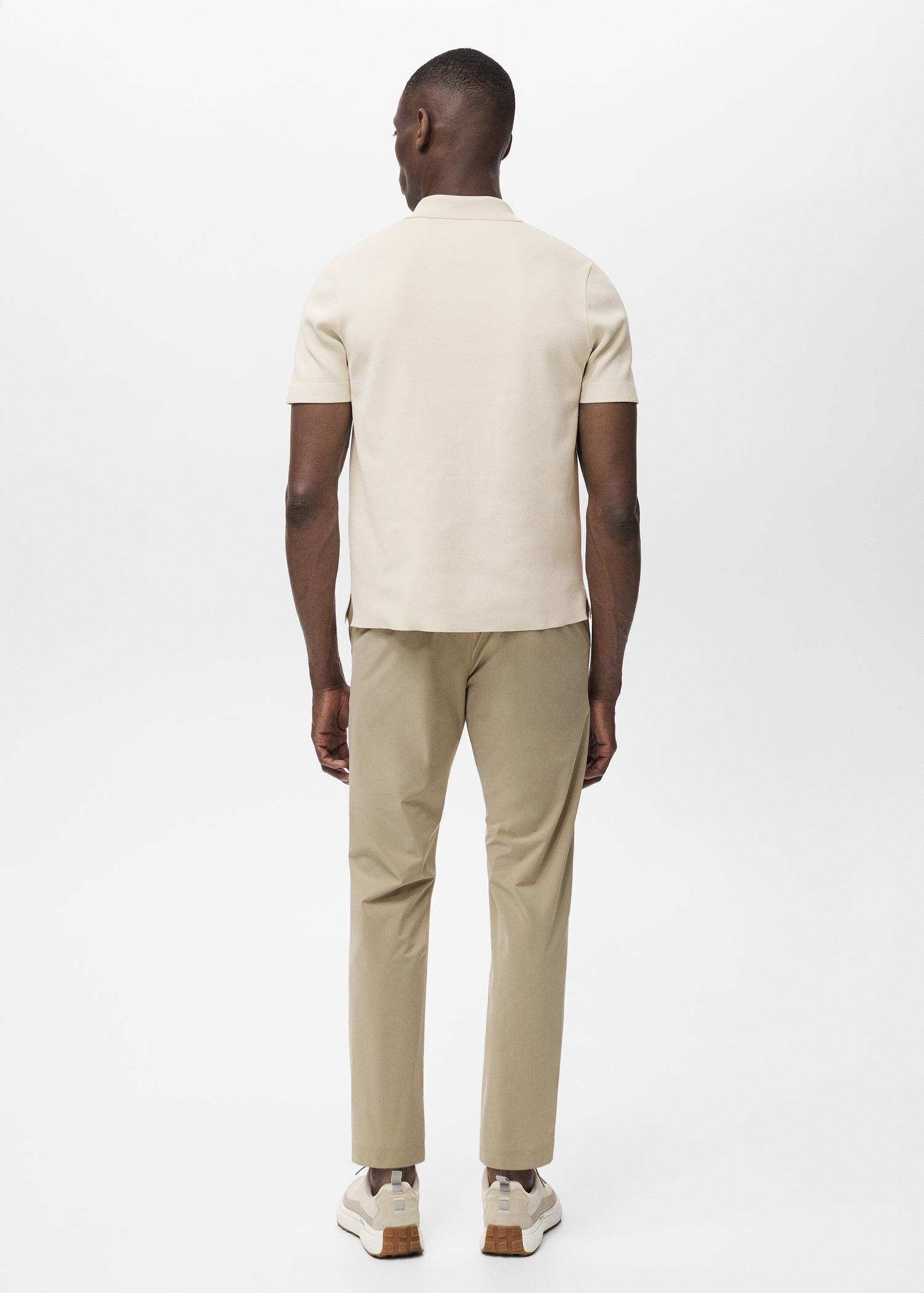Slim-fit water-repellent pants - Men | MANGO USA Product Image