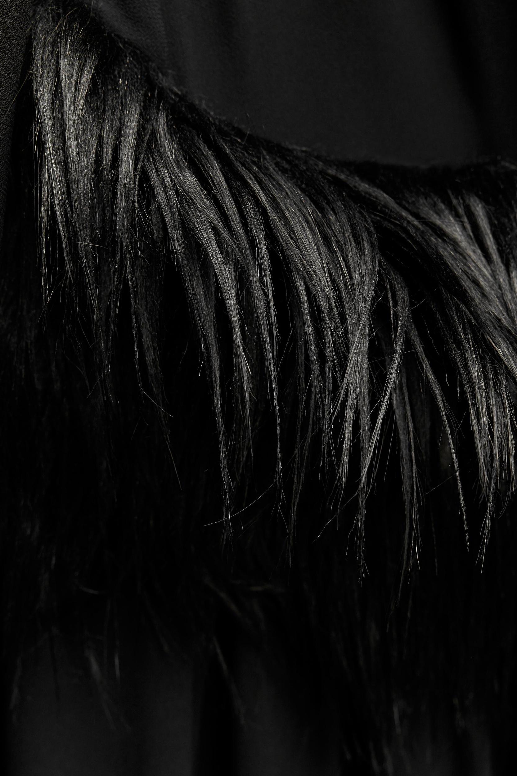 FAUX FUR SASH DRESS LIMITED EDITION Product Image