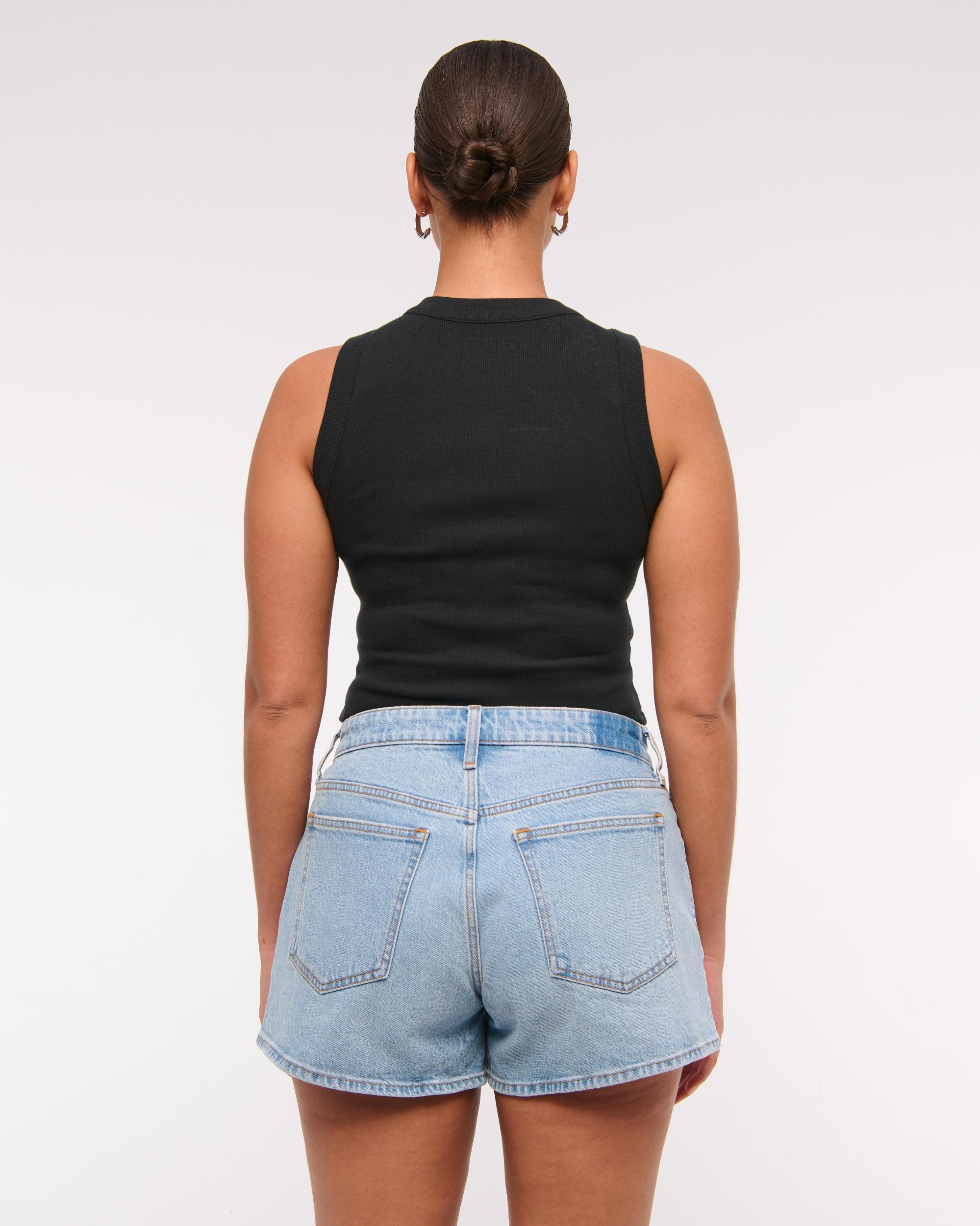 Curve Love Mid Rise A-Line Short Product Image