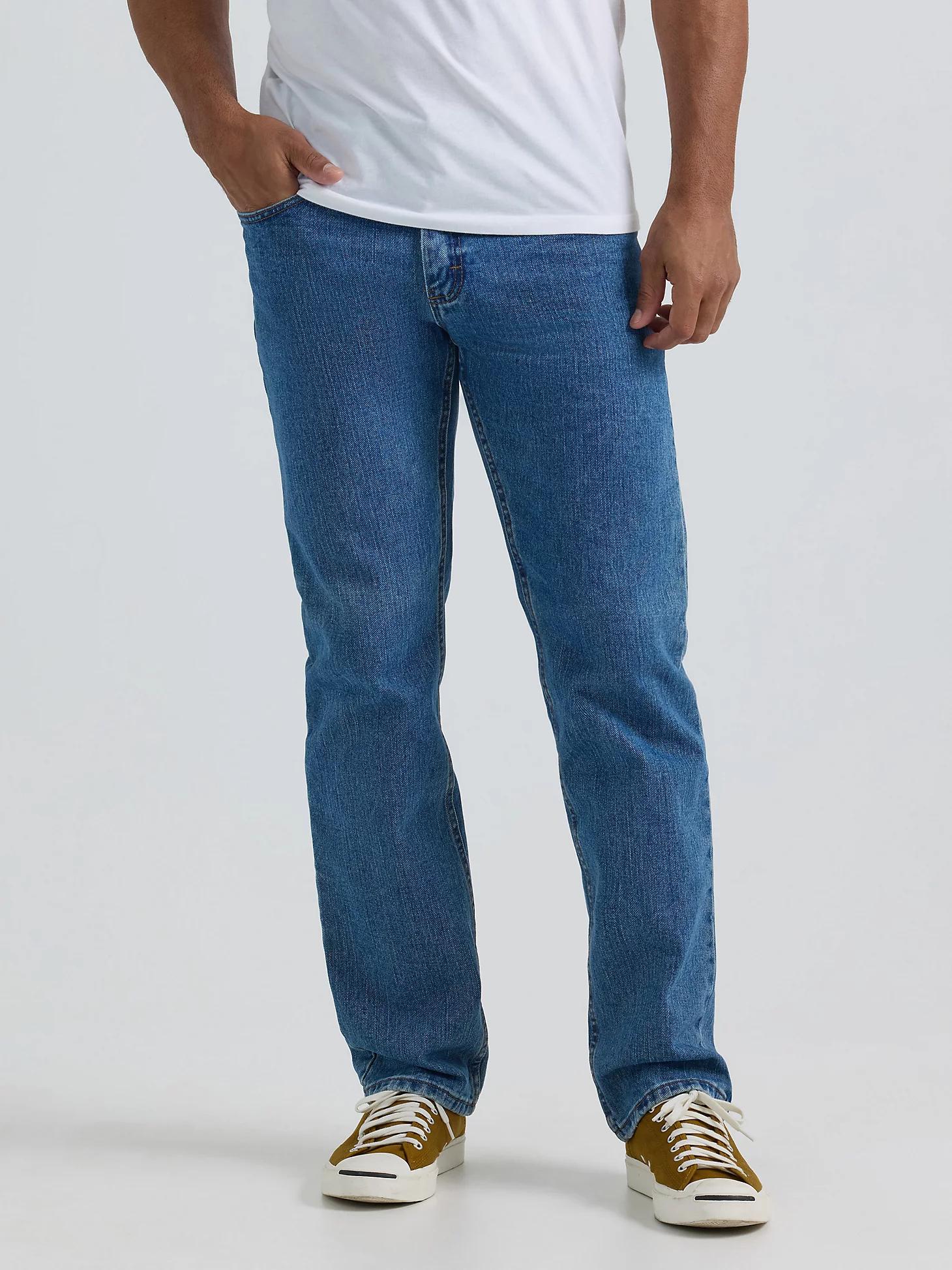 Men's 100% Cotton Regular Fit Straight Leg Heavyweight Jean | Men's Jeans | Lee® Product Image
