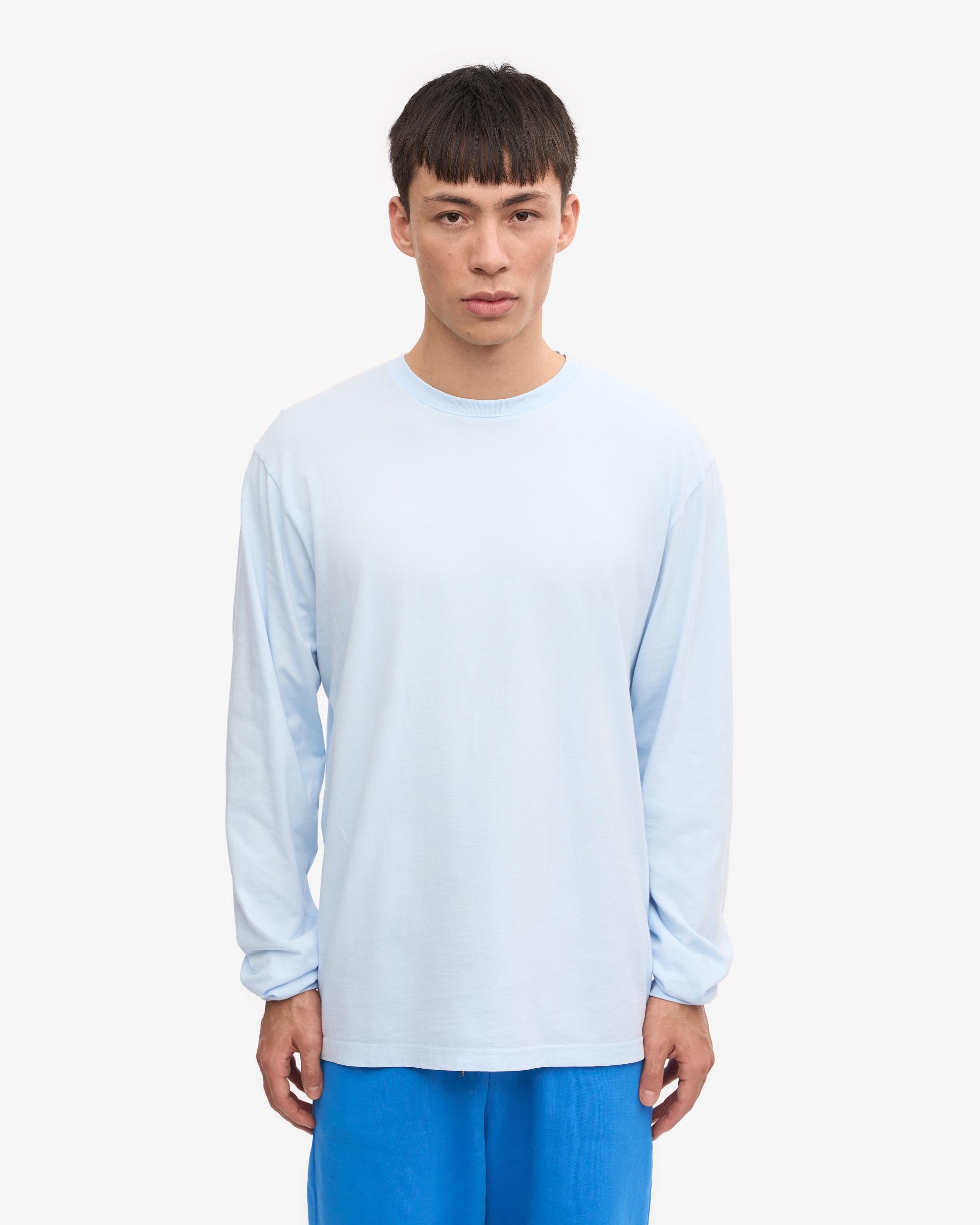 Oversized Organic LS T-Shirt - Polar Blue Product Image