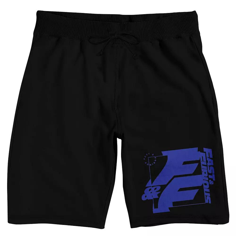 Men's The Fast & The Furious Logo Pajama Shorts,  Product Image