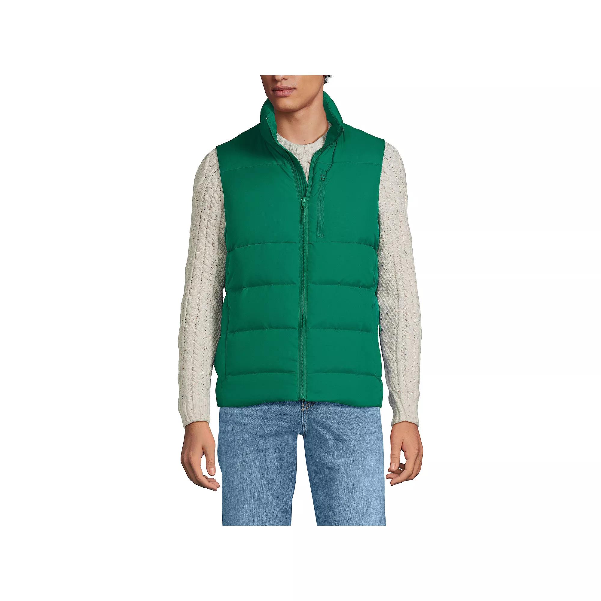 Men's Lands' End Max 600 Down Puffer Vest,  Product Image