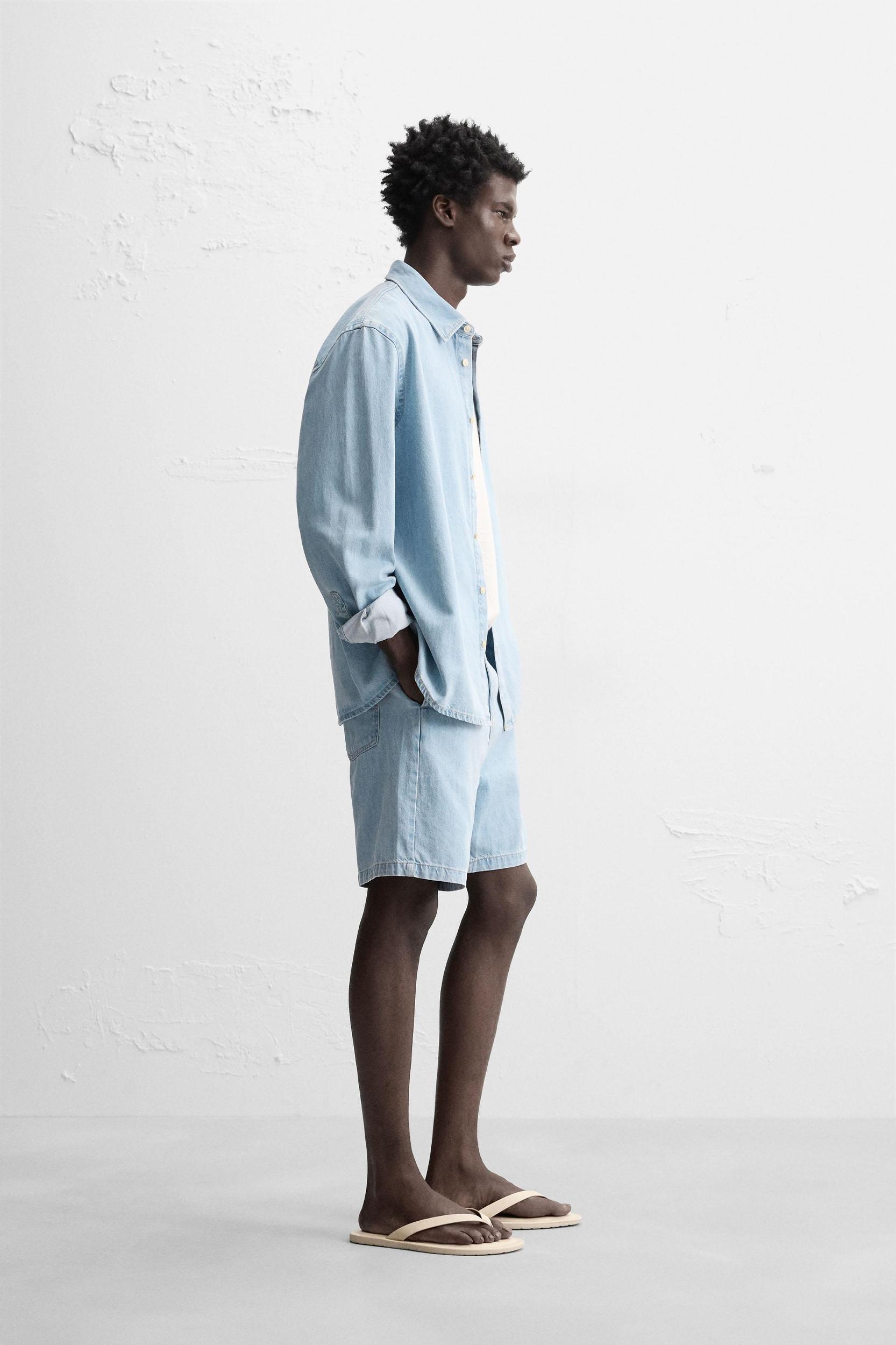 DENIM SHORTS Product Image