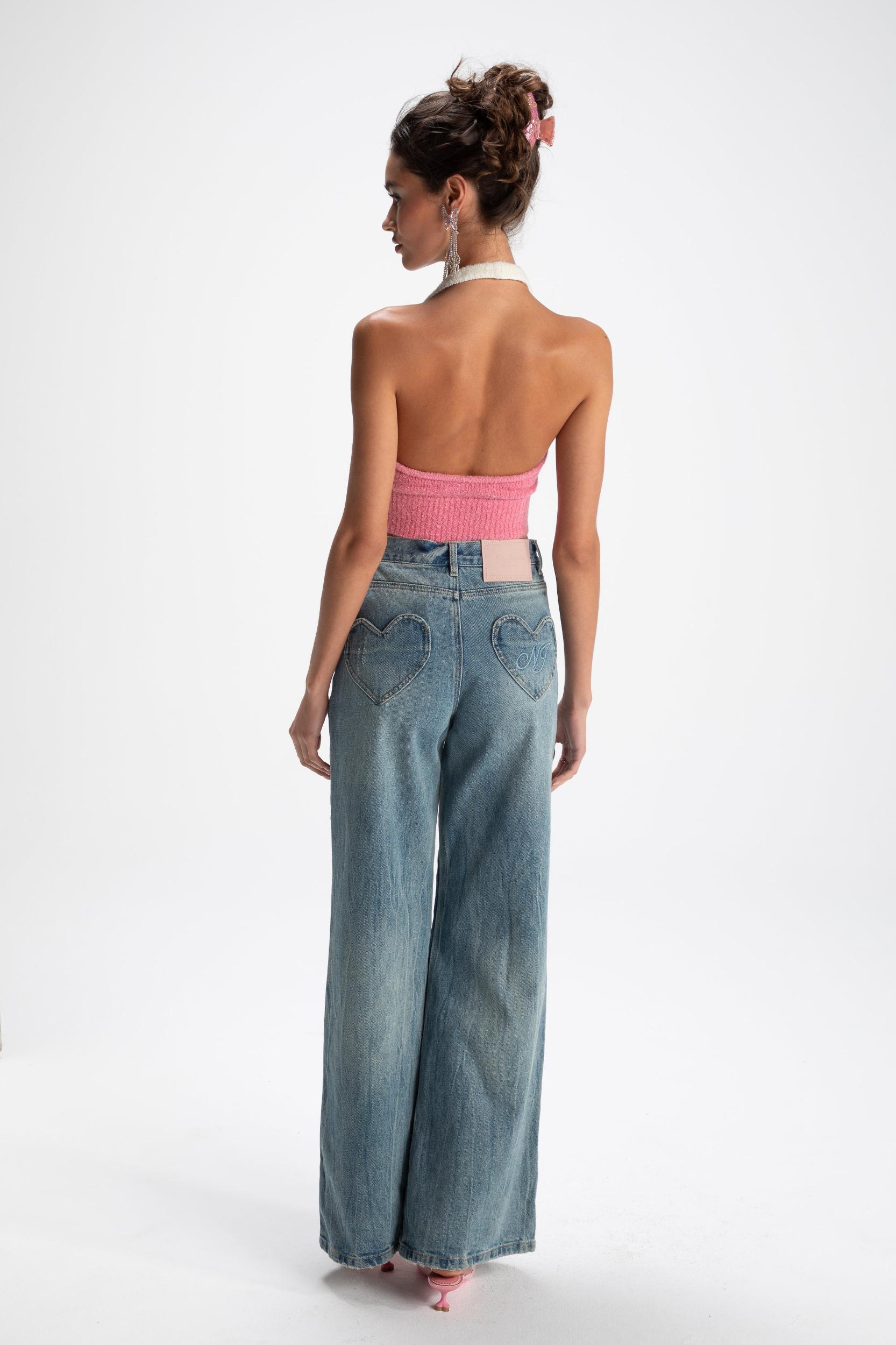Jamie Heart Wide-Leg Jeans (Final Sale) Product Image