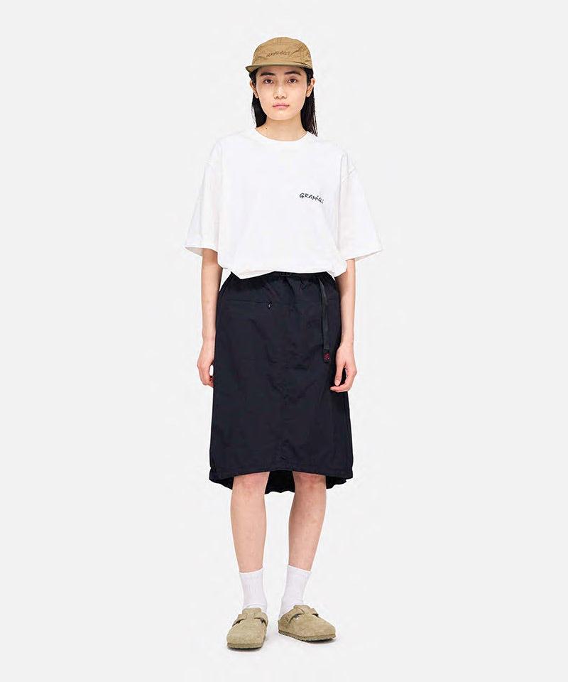 Nylon Packable Midi Skirt Female Product Image