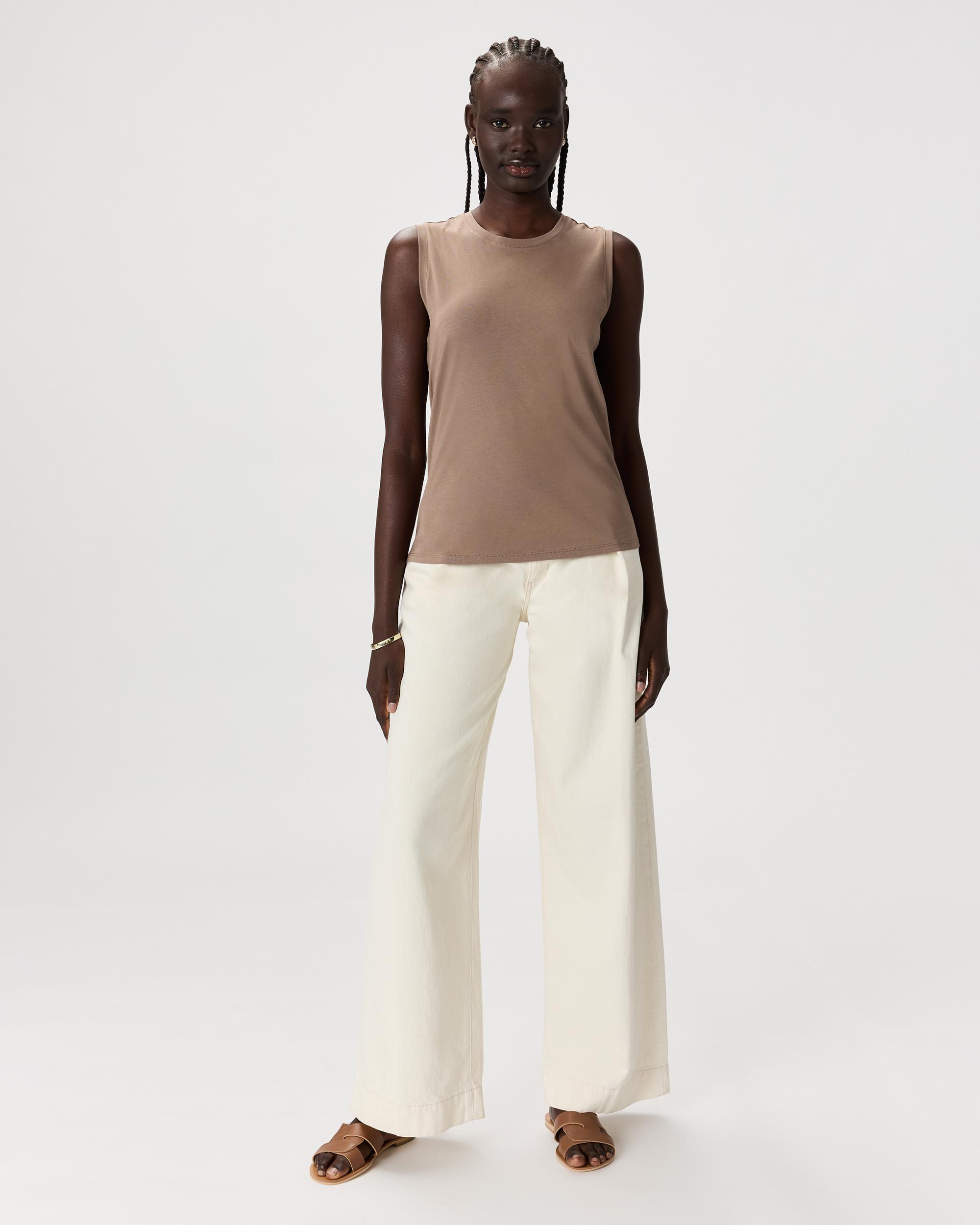 Quince | Women's Cotton Modal Muscle Tank Top Cotton/Modal Product Image