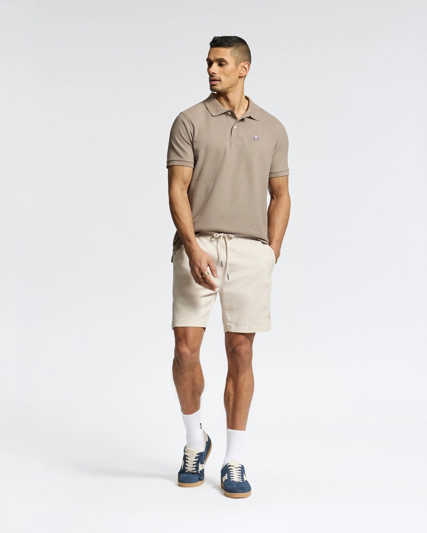 MENS CLASSIC PIQUE POLO SHIRT - B6K001CRPC Male Product Image