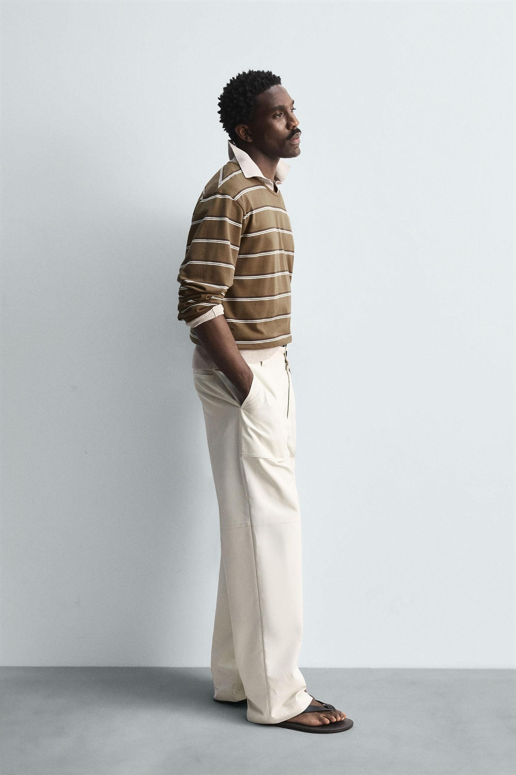 STRIPED JACQUARD T-SHIRT Product Image