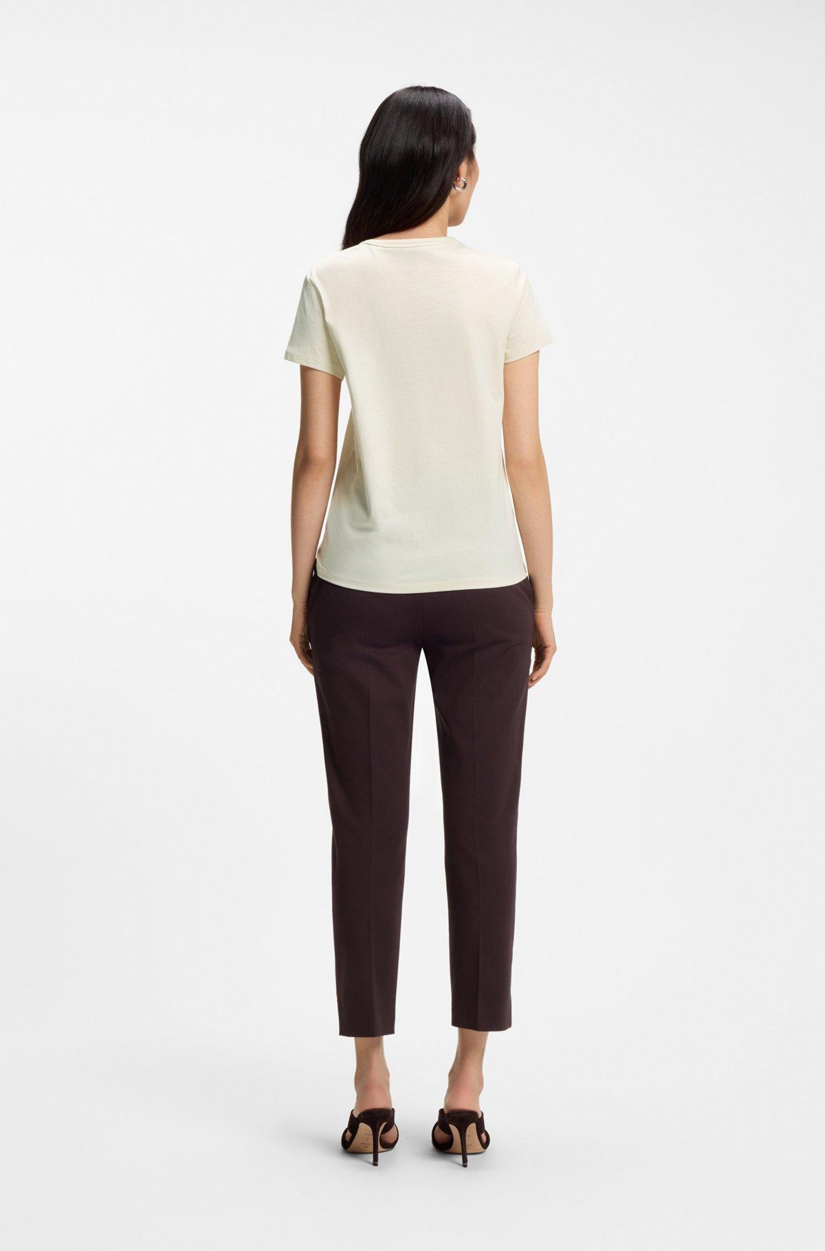 Cotton-jersey slim-fit T-shirt with Double B monogram Product Image