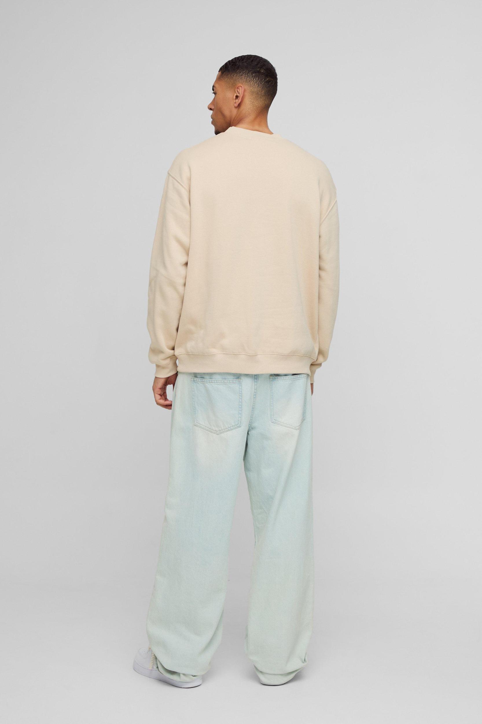 Oversized Mountain Trek Graphic Sweatshirt | boohooMAN USA Product Image