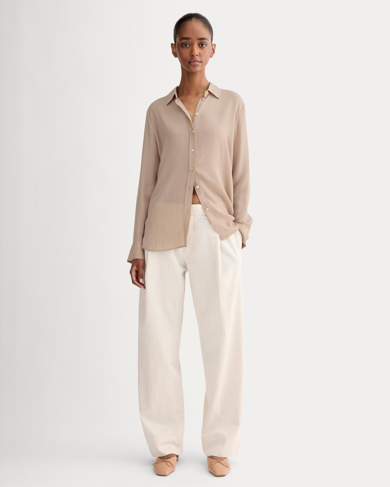 Womens Must-Have Shirt in Washable Silk by Everlane Product Image