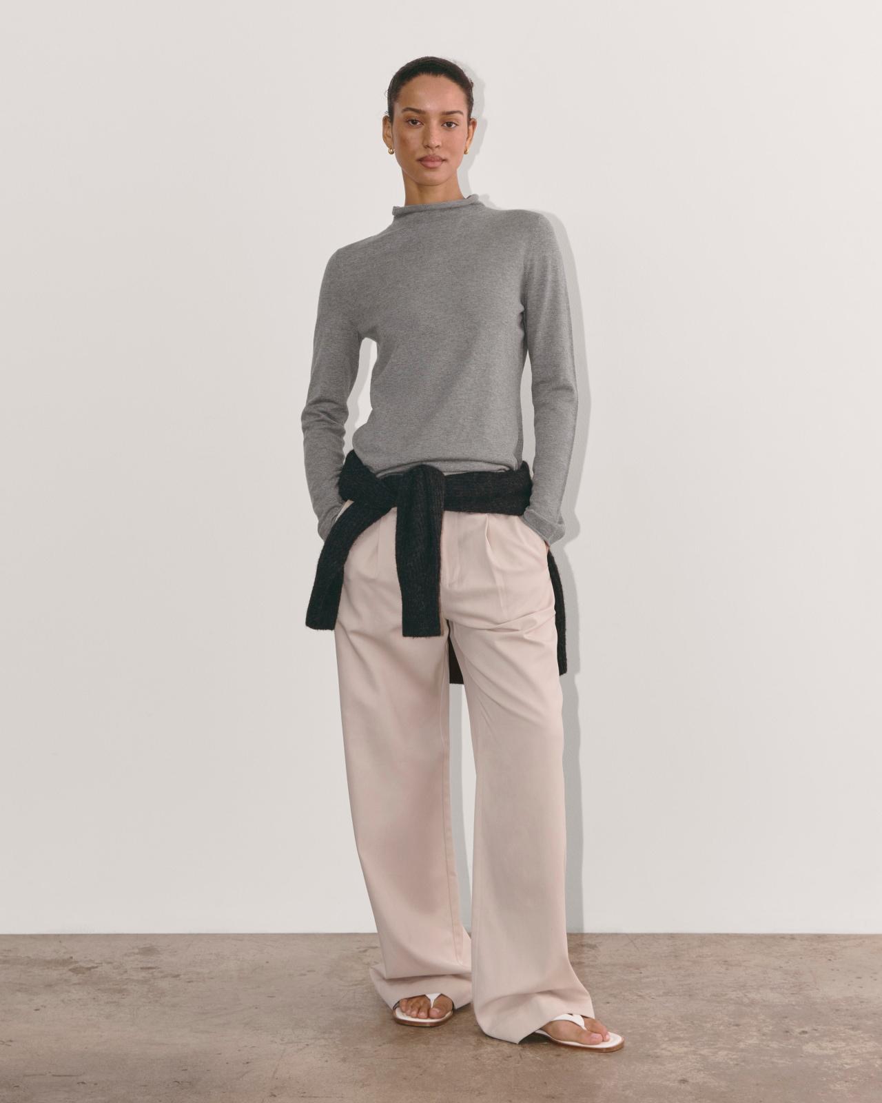Womens Funnel Neck in Cotton Cashmere Sweater by Everlane Product Image