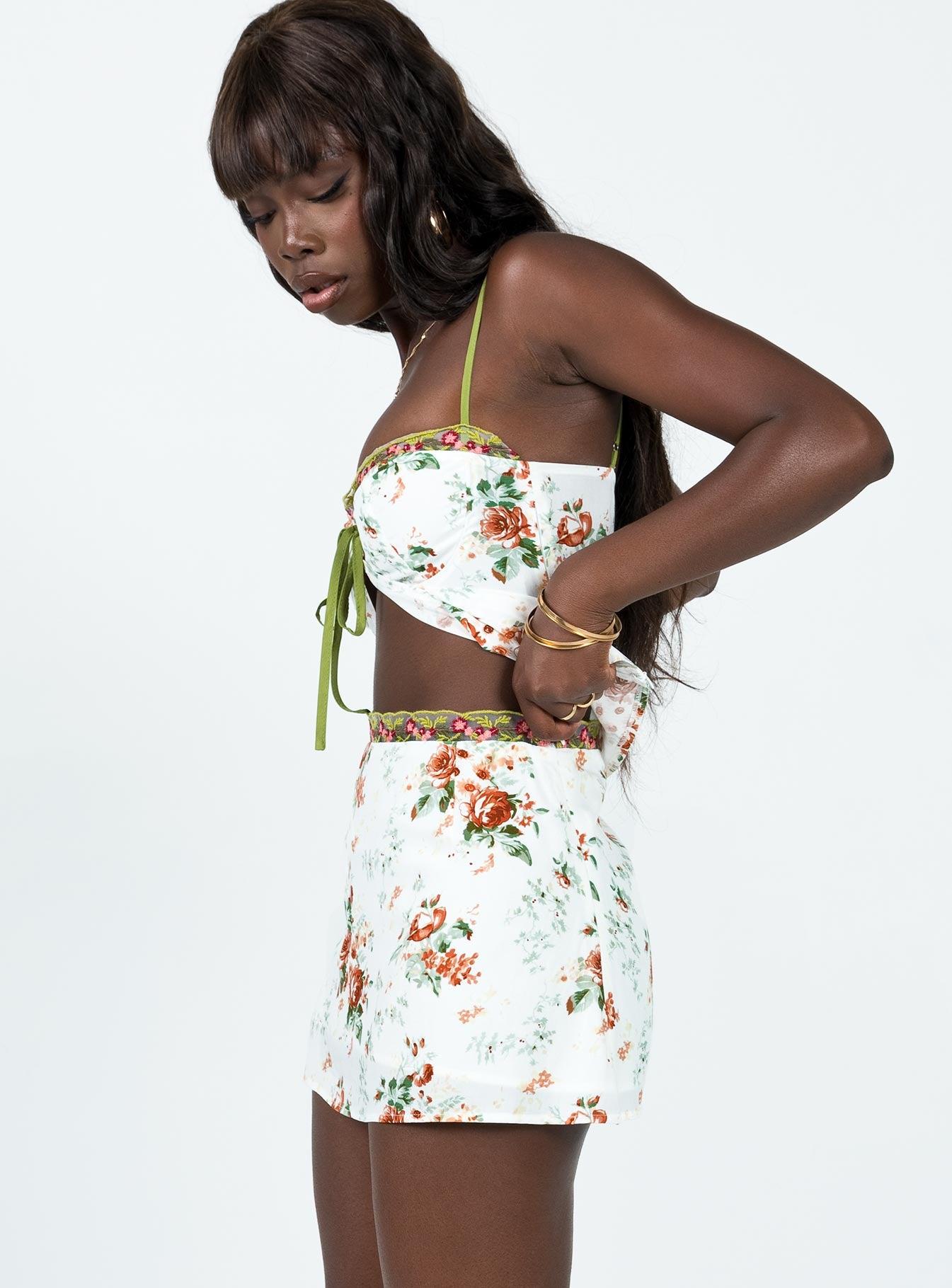 Ringa Rosey Mini Skirt Multi Product Image