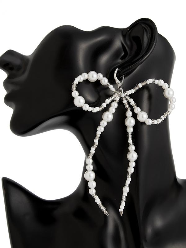 Bowknot Drop Earrings + Necklaces Accessories Product Image