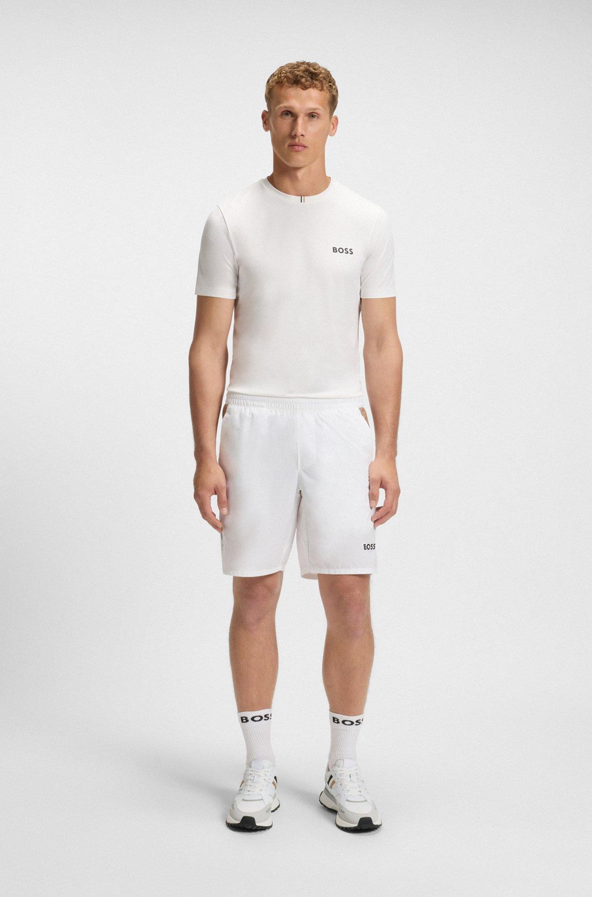 BOSS - Running-style trainers with EVA-rubber outsole - White Product Image