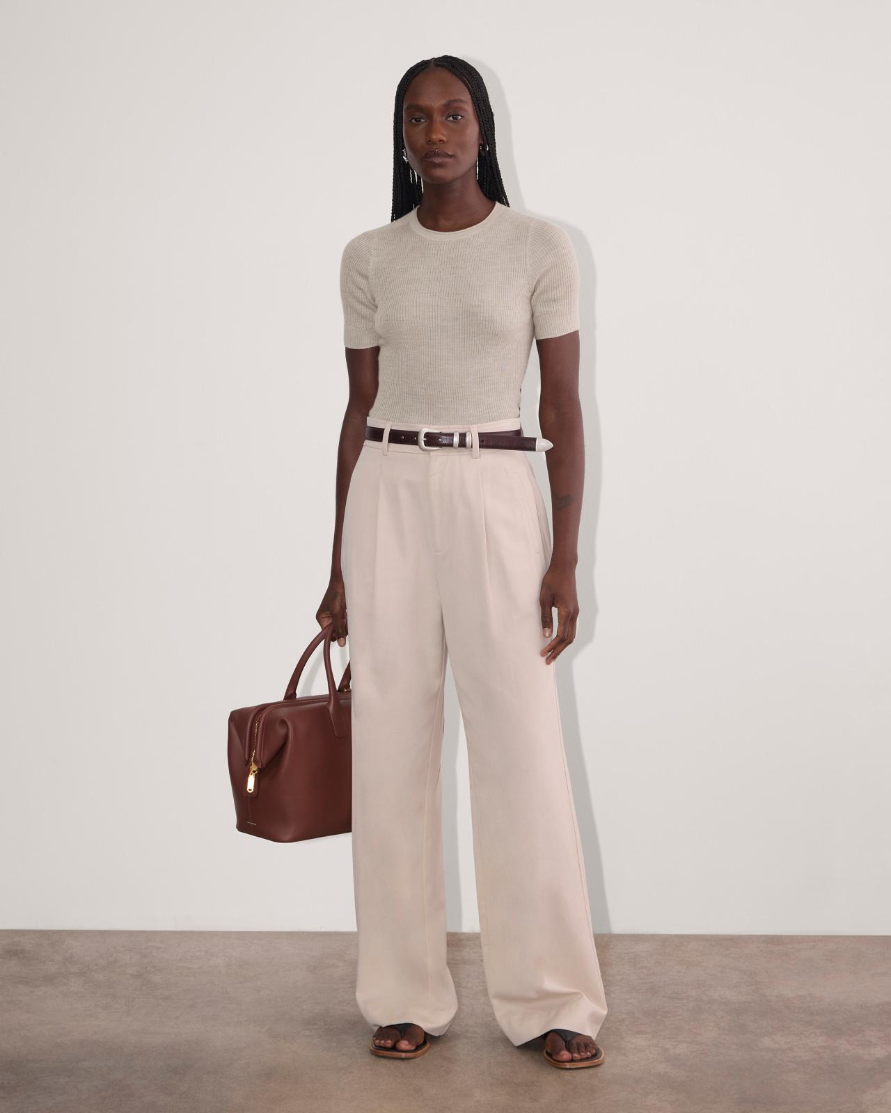 Womens Sweater T-Shirt in Ultrasoft Merino by Everlane Product Image