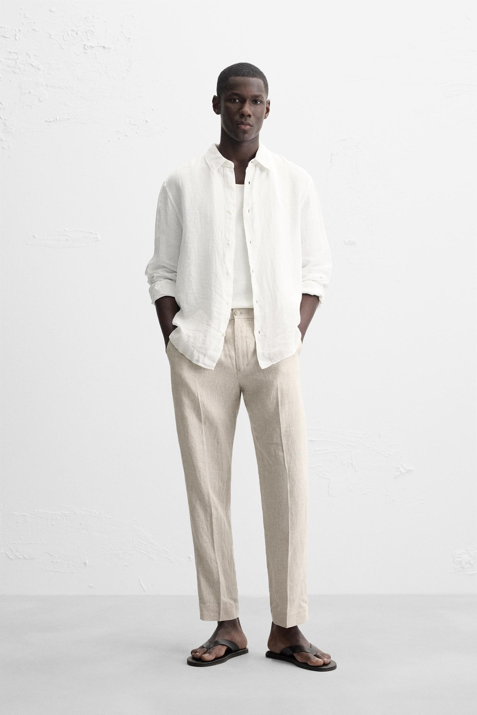 100% LINEN PANTS Product Image