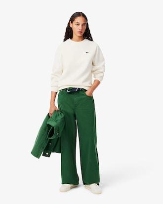 Crew Neck Piqué Sweatshirt Product Image