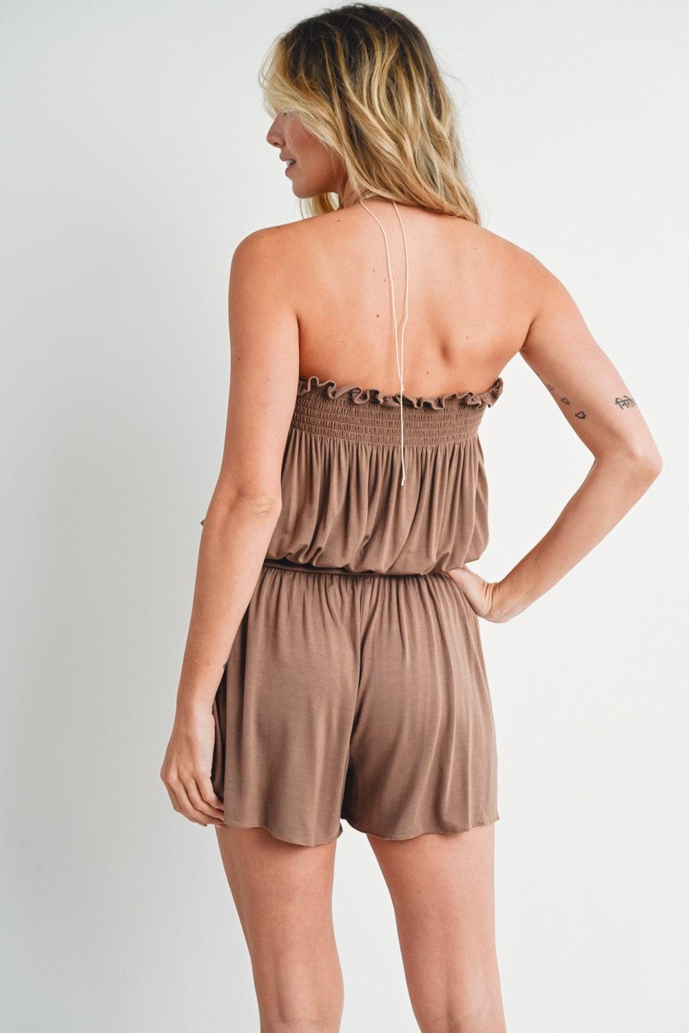 Smocked Romper Product Image