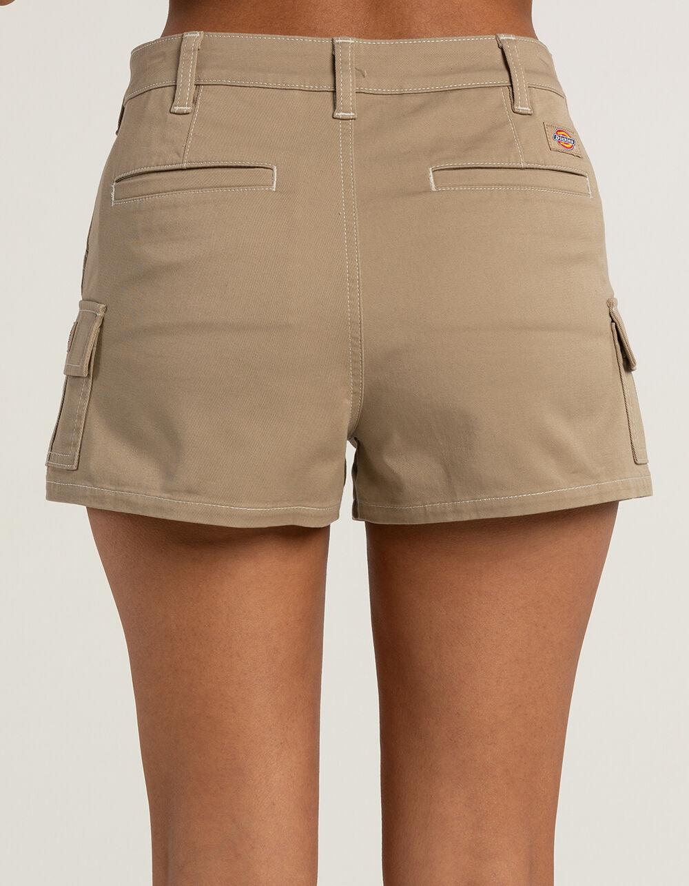 DICKIES Women Cargo Shorts - BLACK Product Image