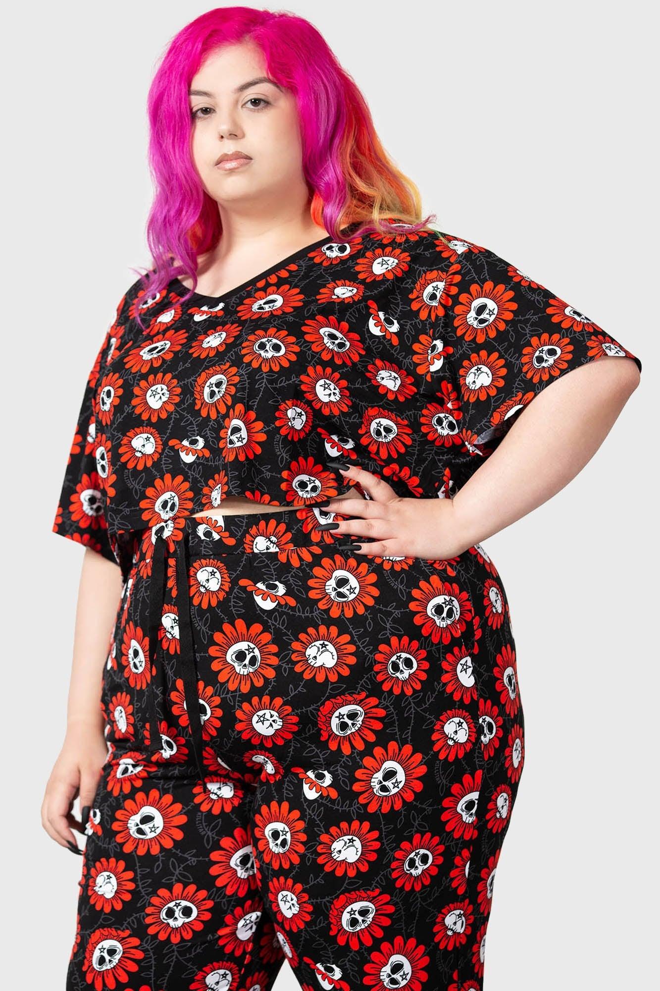 Gloomy Garden V-Neck Top Product Image