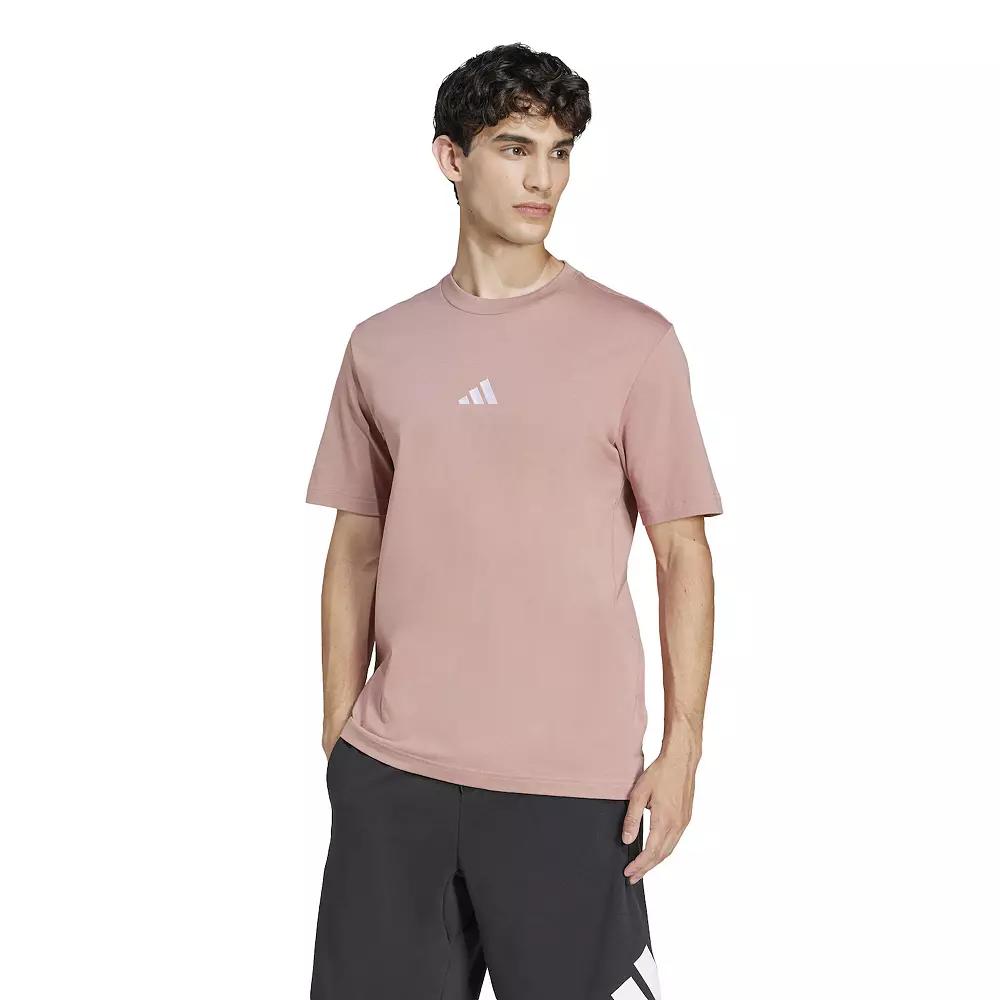 Men's adidas Essential Single Jersey Sportswear T-Shirt, Size: Large, Warm Clay Product Image
