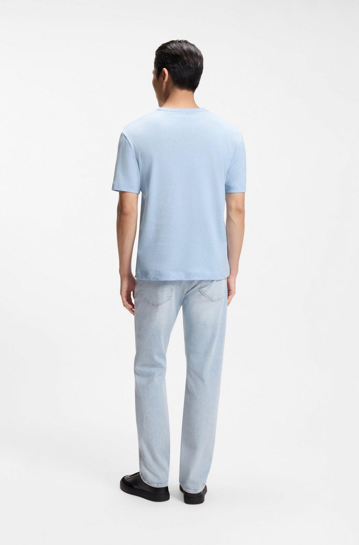 Cotton-linen T-shirt in a regular fit Product Image