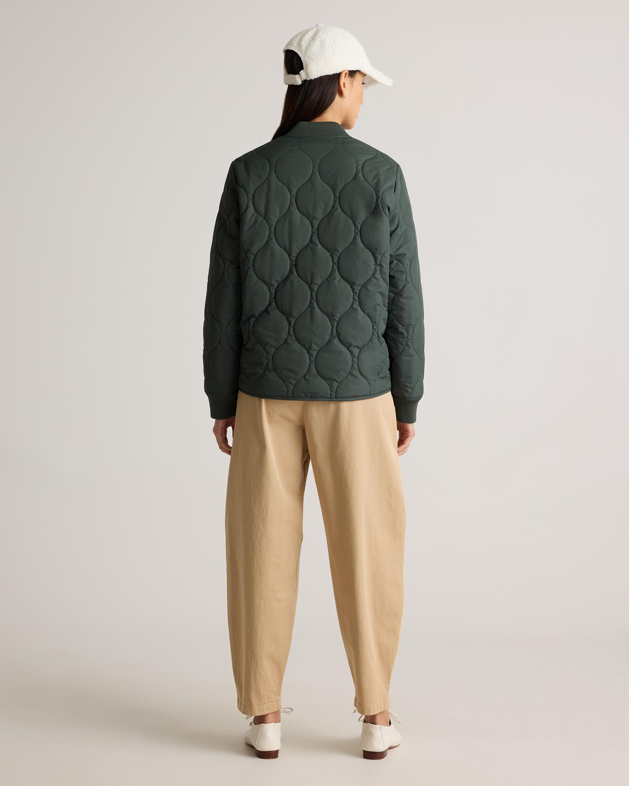 Quince | Women's Featherless Quilted Puffer Bomber Jacket Recycled Polyester Product Image