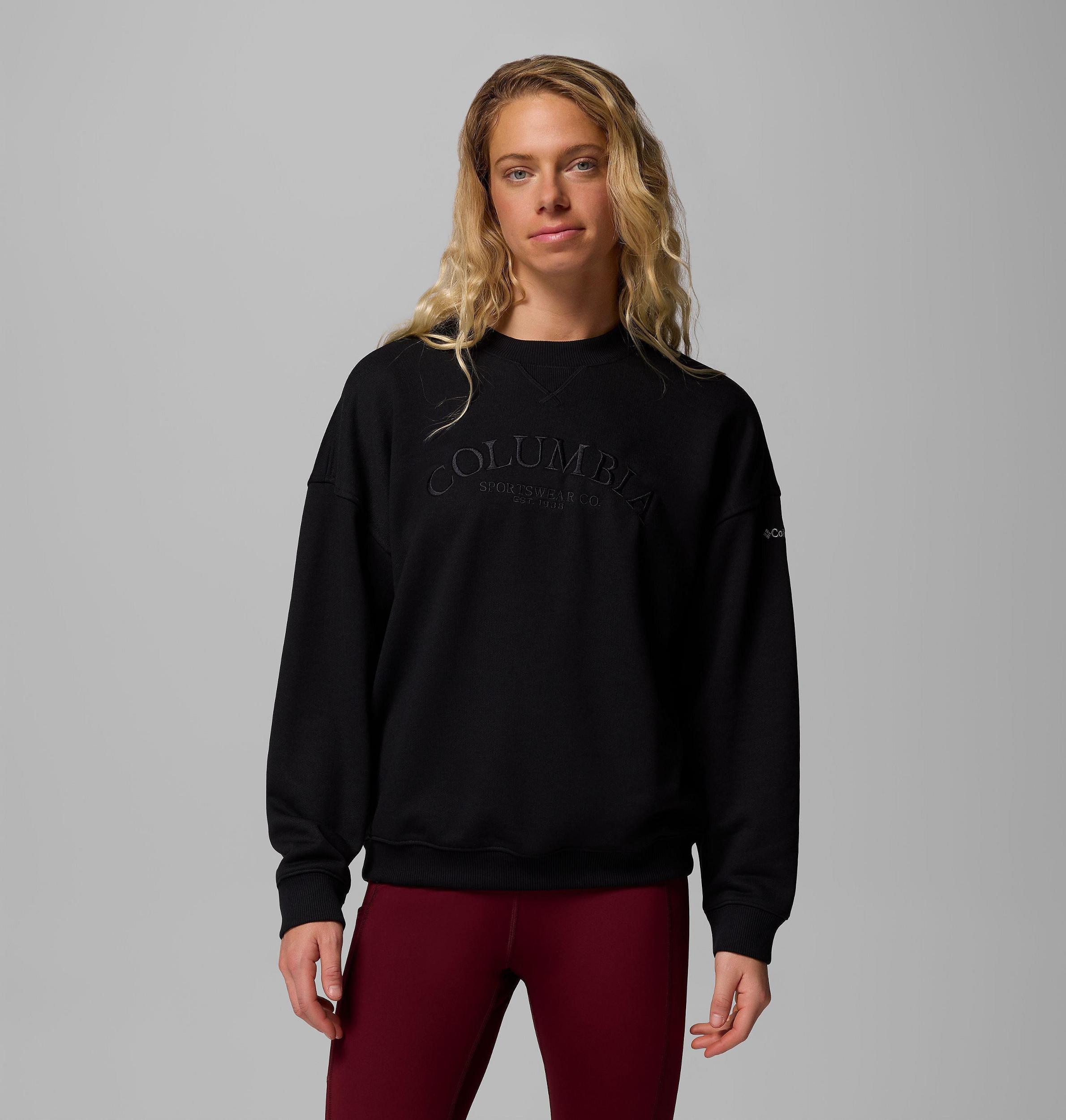 Columbia Womens Bugasweat Graphic Crew- Product Image