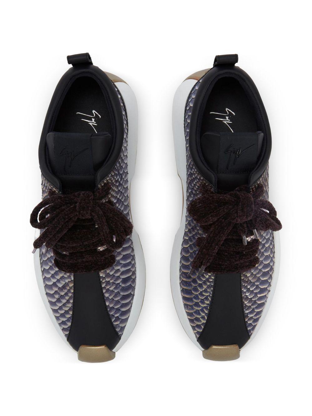 snakeskin-print sneakers Product Image