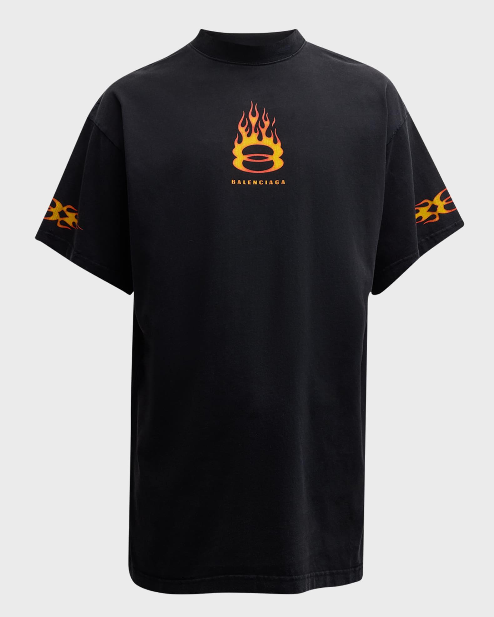 Men's Burning Unity Oversized T-Shirt Product Image