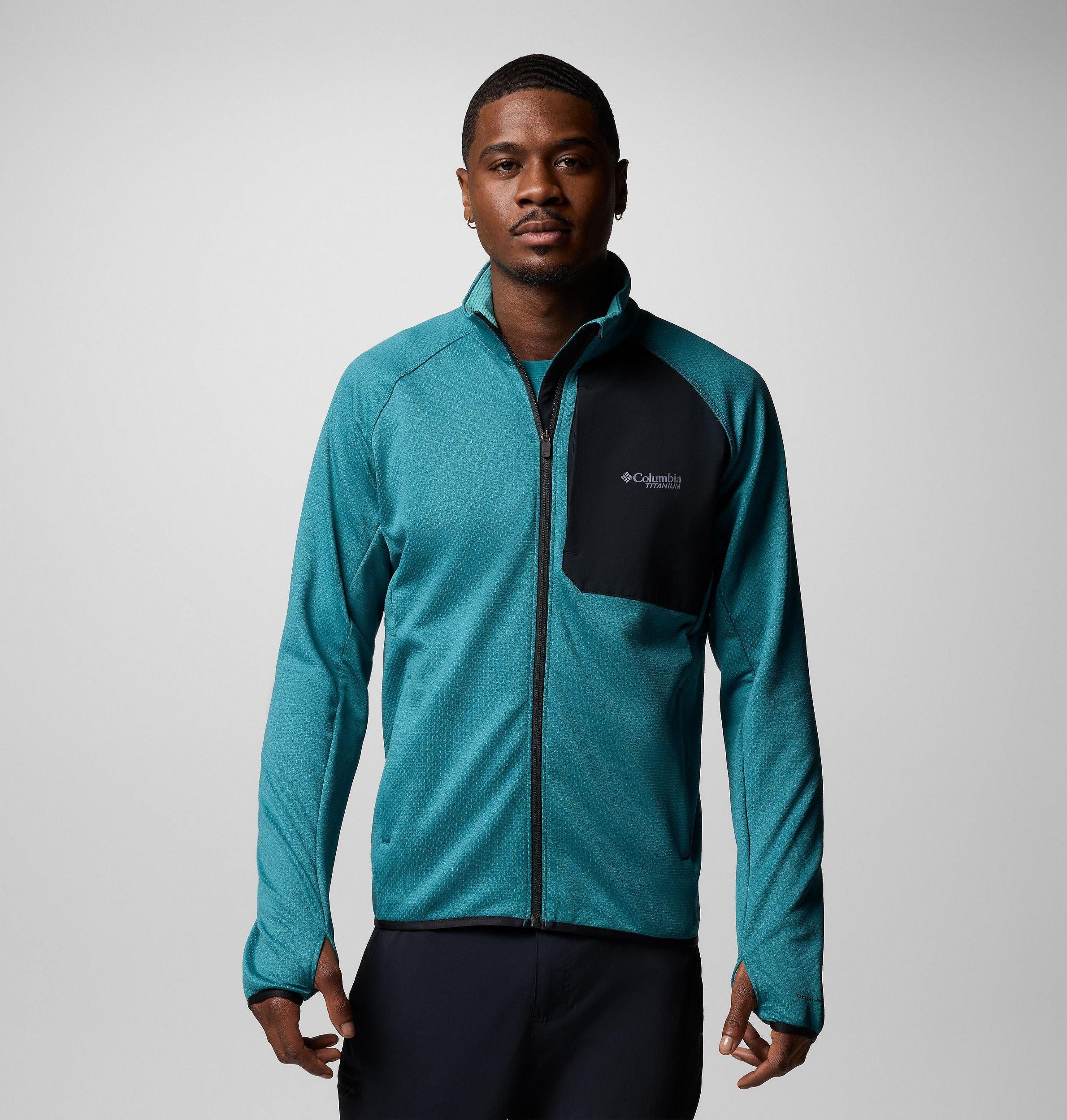 Columbia Mens Triple Canyon Grid Fleece II Full Zip Jacket- Product Image