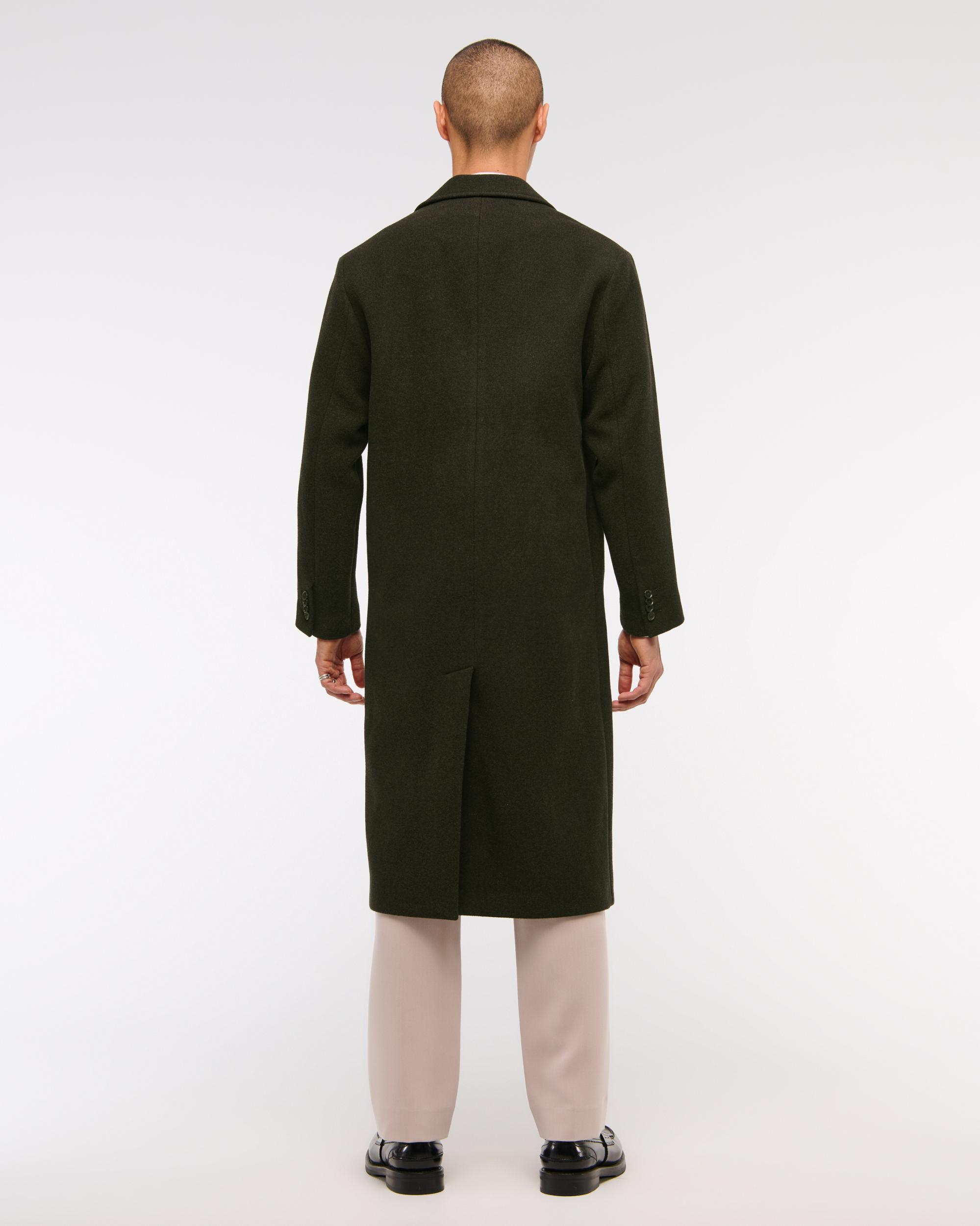 Double-Breasted Long Coat Product Image