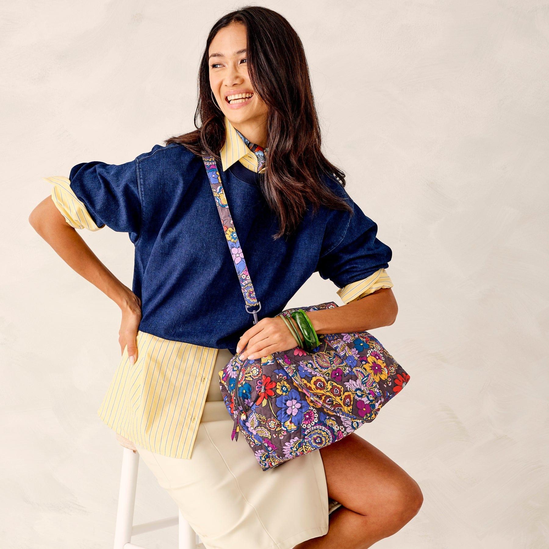 Vera Bradley Large Miramar Weekender Women in Starry Paisley Blue Product Image