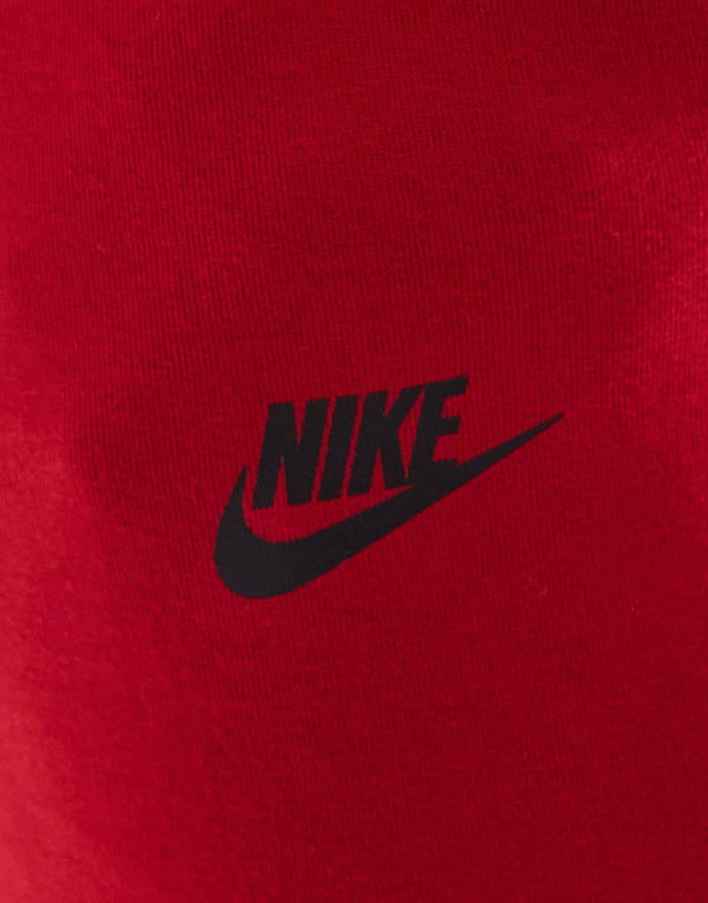 Nike Tech Fleece cuffed sweatpants in red Product Image