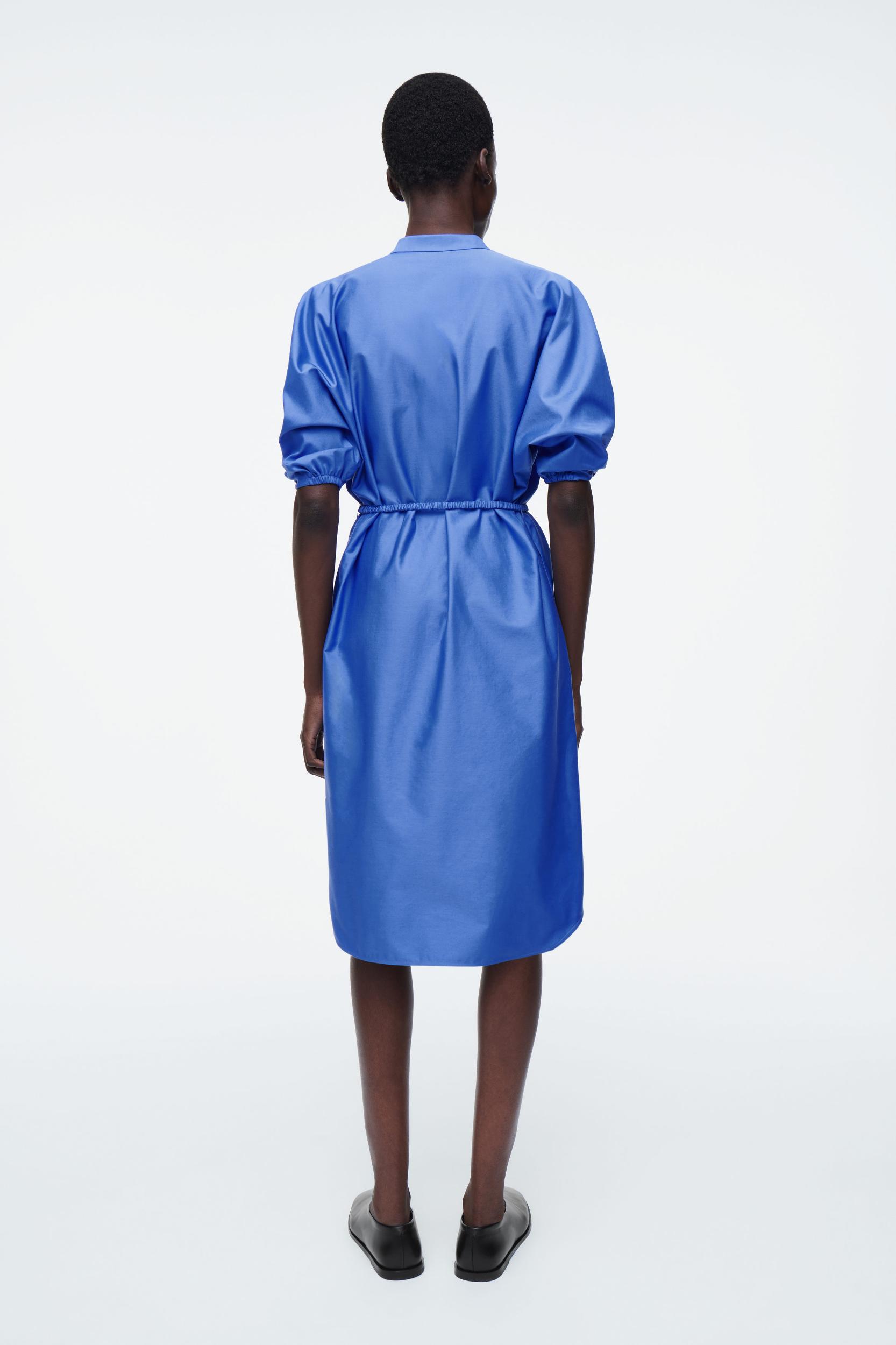 BELTED MIDI SHIRT DRESS Product Image