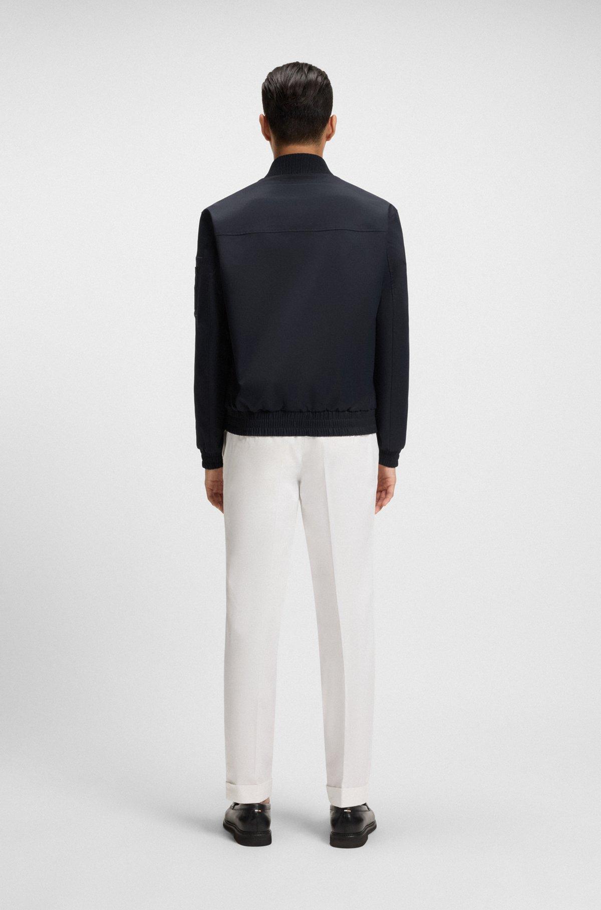 Water-repellent jacket with Double B monogram trim  Product Image