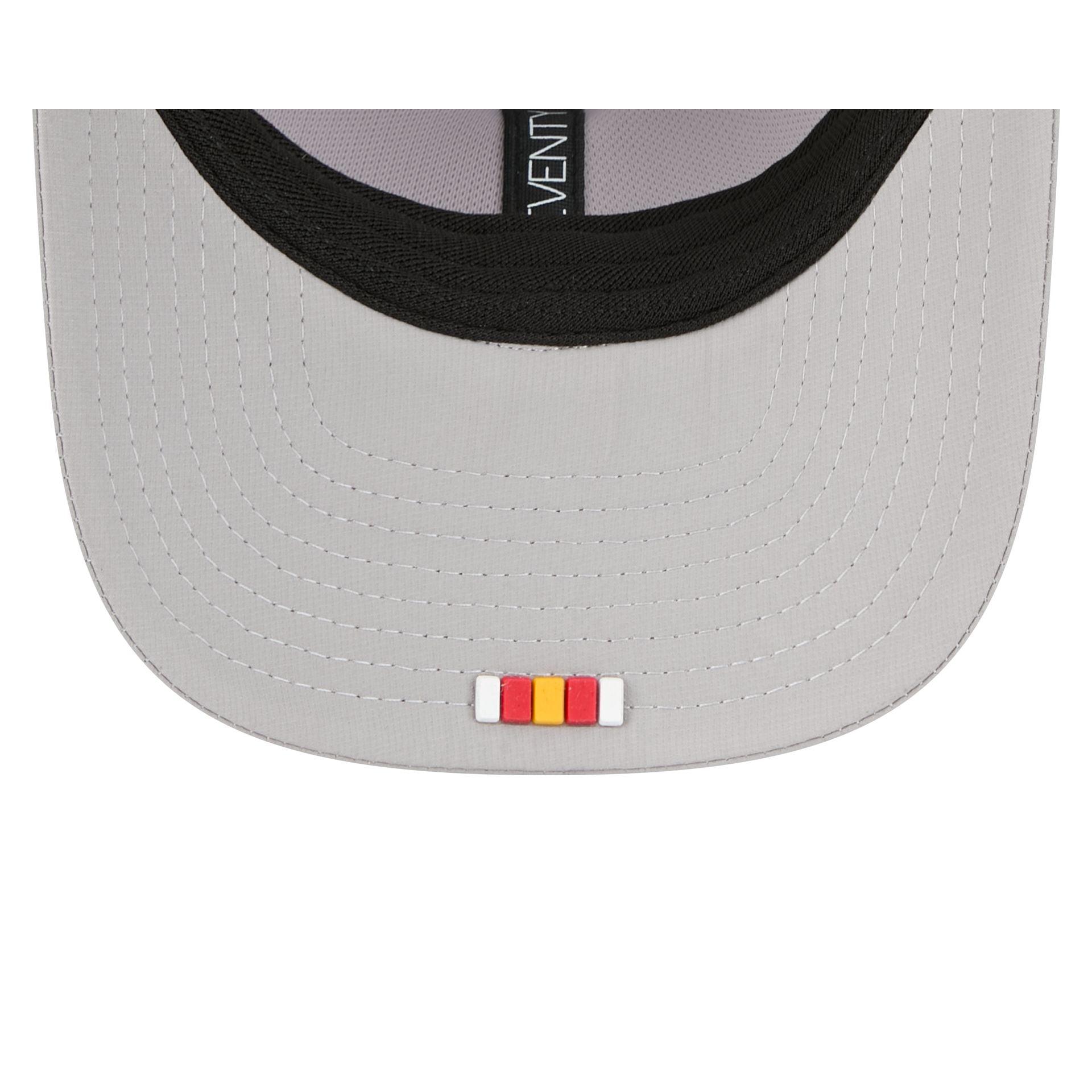 Kansas City Chiefs 2025 Sideline Hot Weather Gray 9SEVENTY Trucker Hat Male Product Image