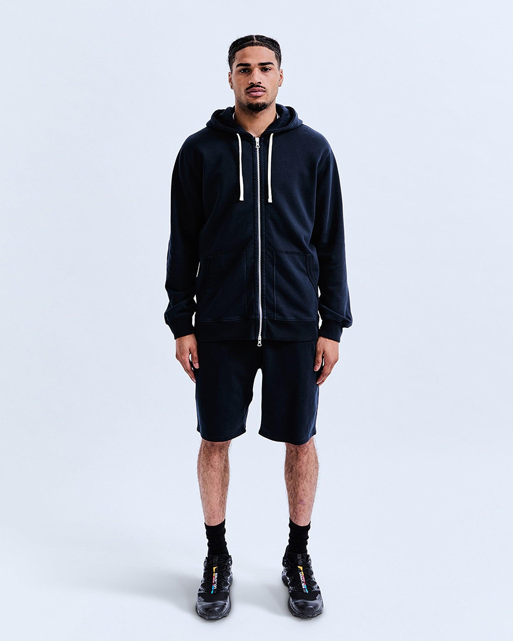 Midweight Terry Classic Full Zip Hoodie - Vault Male Product Image