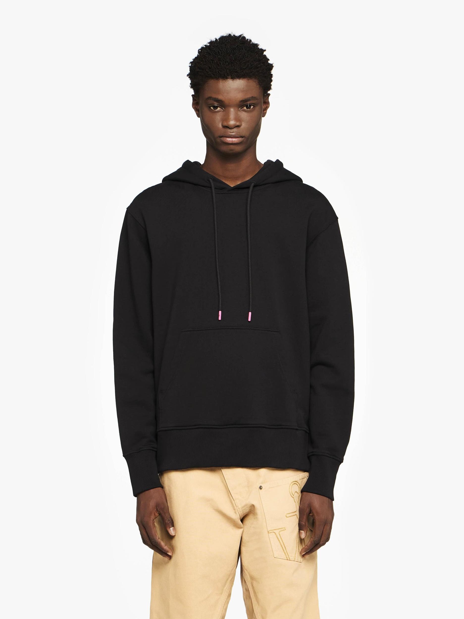 HOODIE WITH PRINTED LACE BACK PANEL Product Image