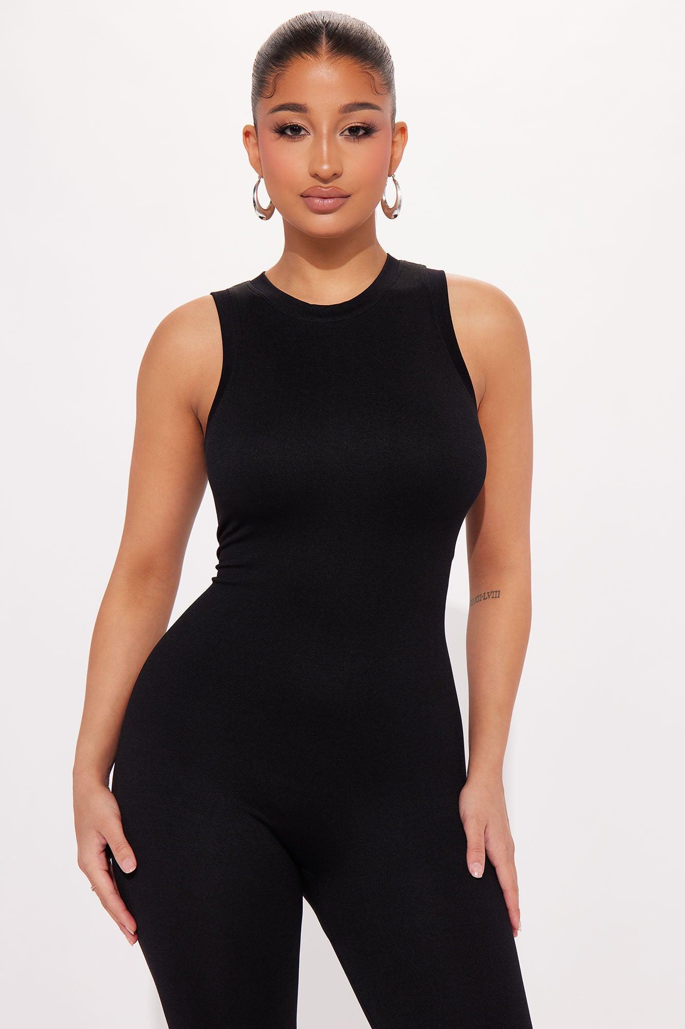 Jayda Seamless Jumpsuit - Black Product Image