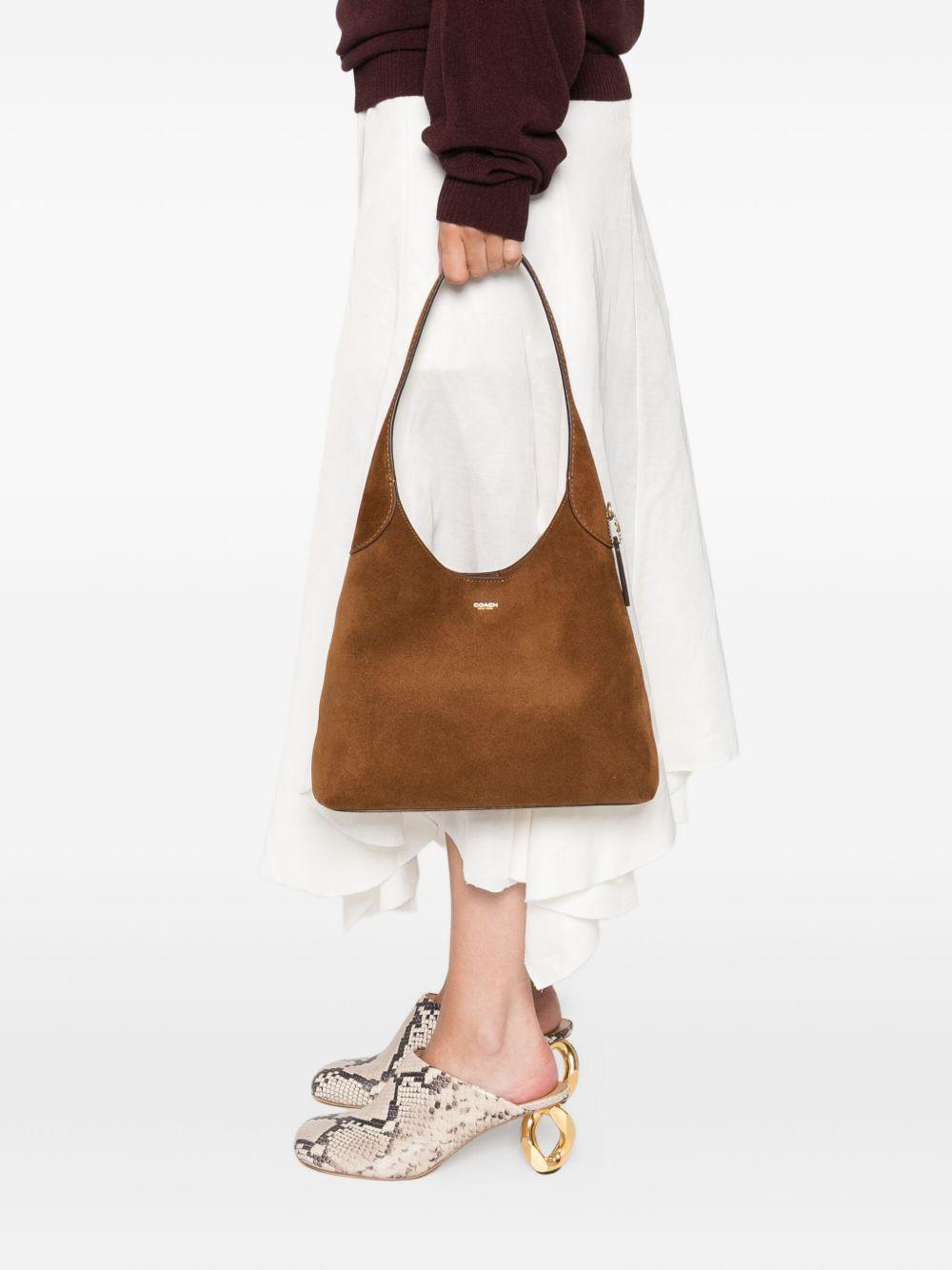 Brooklyn suede shoulder bag Product Image