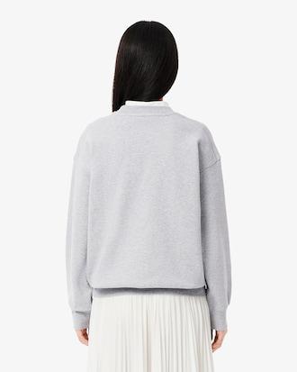 Oversized Pleated Crocodile Sweatshirt Product Image