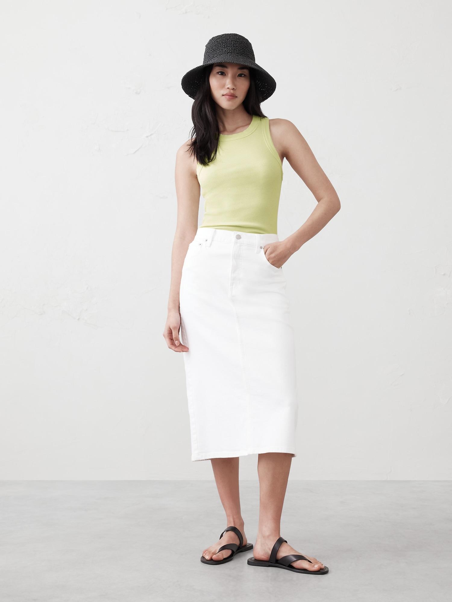 Ribbed Racer Tank Product Image