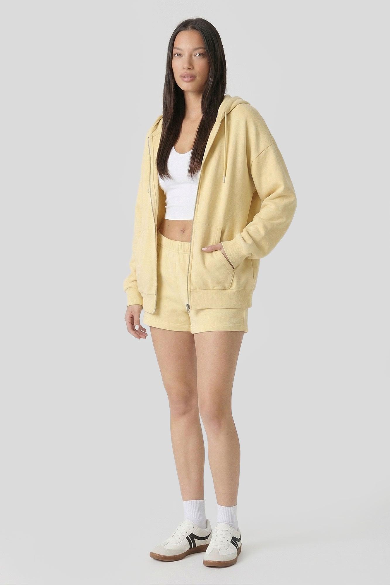 Fleece Zip-Up Hoodie Female Product Image