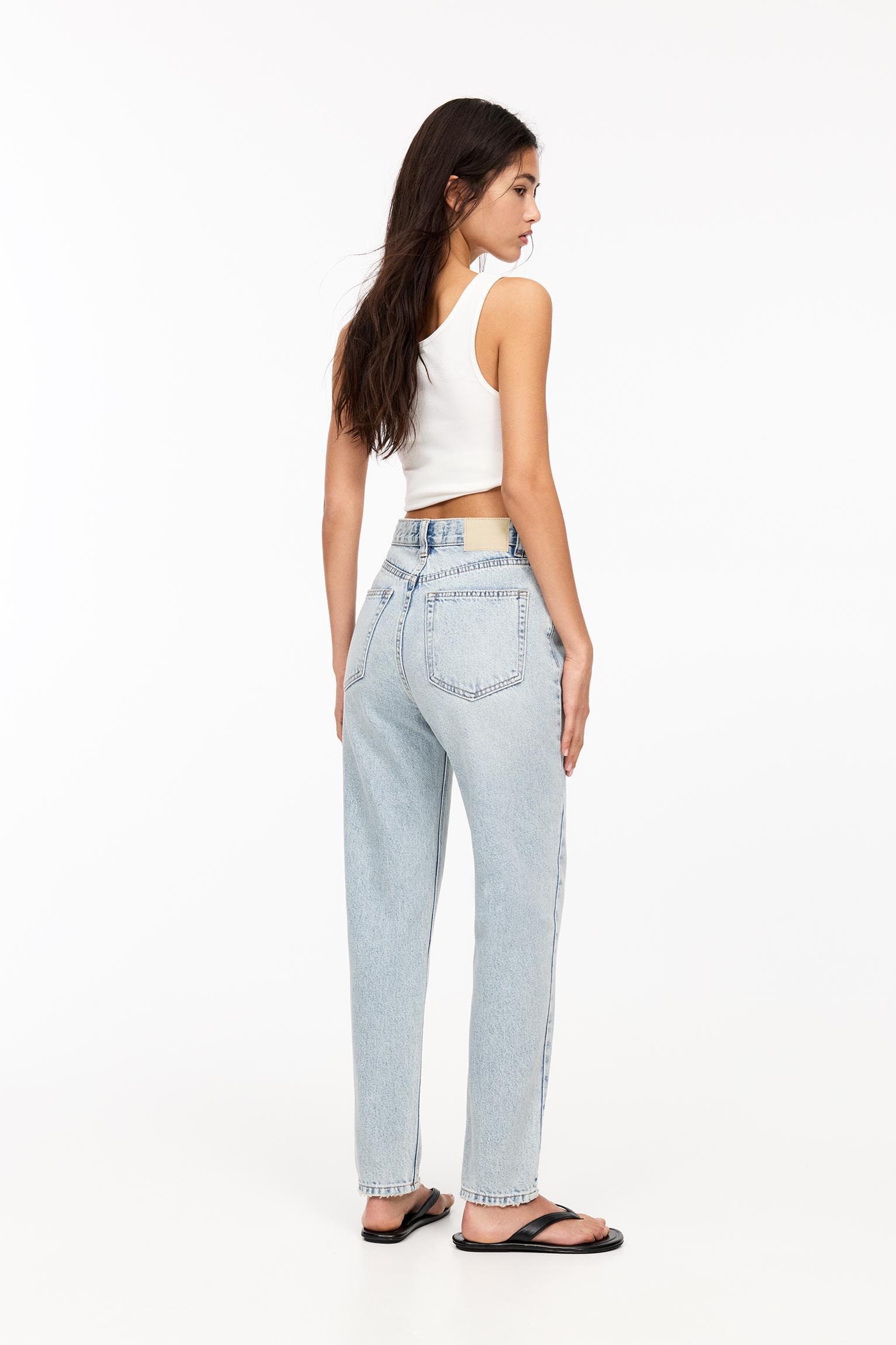 High-waist mom jeans Product Image