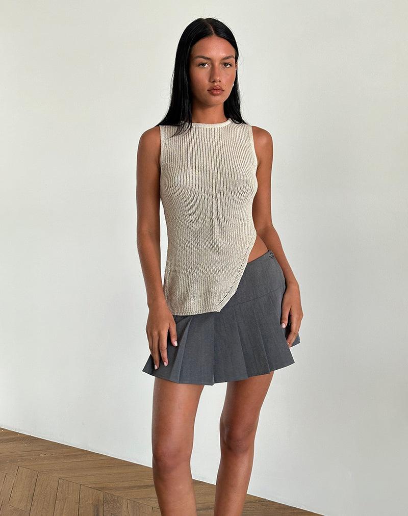 Shartina Tank Top in Natural Knit Female Product Image