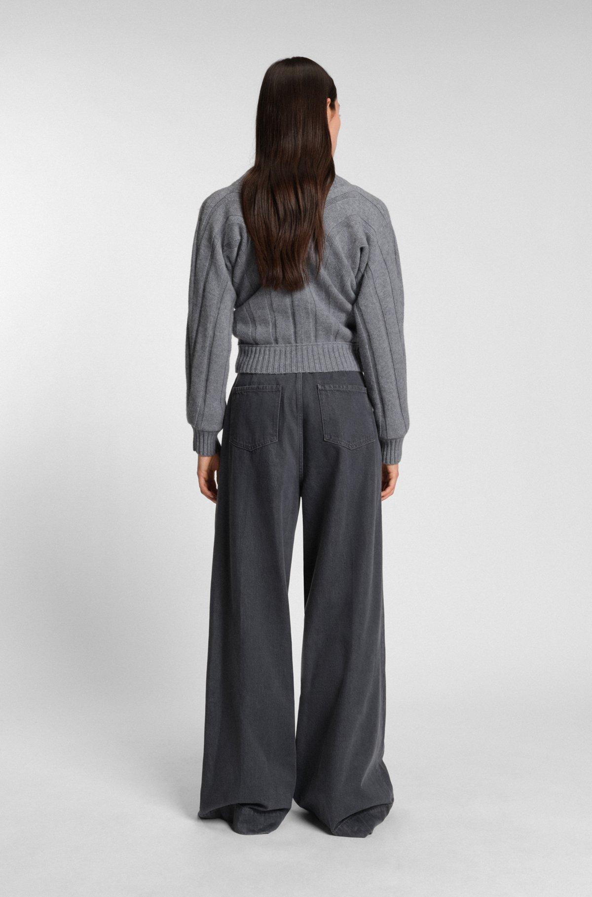 Rollneck sweater in virgin wool and cashmere Product Image